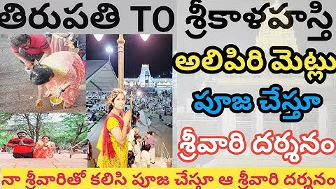 అలిపిరి మెట్ల ద్వారా శ్రీవారి దర్శనం||Tirumala Tirupati temple tour || @Sowjijayaram