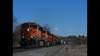BNSF 5973 Leads the H-DENPVO Past Oberon Road, Arvada, CO