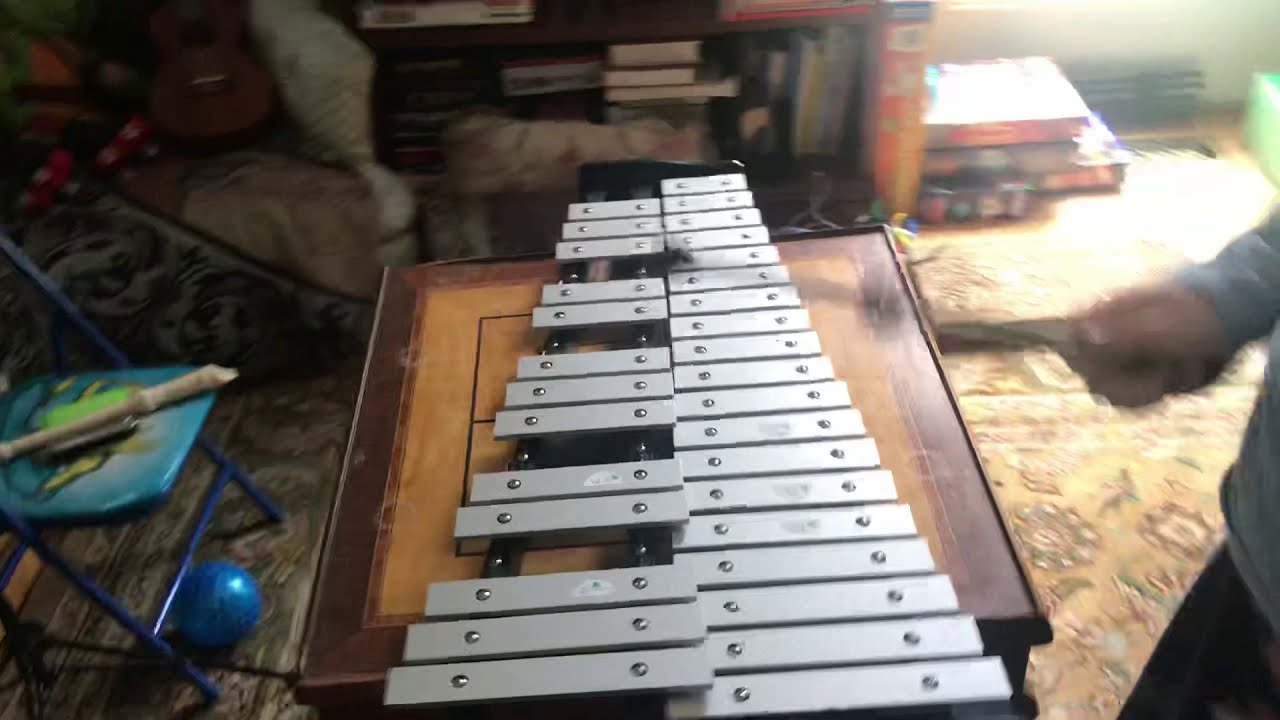 Amedeo playing Happy Birthday on Bells (2 mallets) YouTube