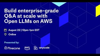 Build enterprise-grade Q&A at scale with Open LLMs on AWS