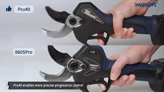 video between Swansoft SW-PRU-40 and Swansoft 8605PRO electric pruning Shear screenshot 5