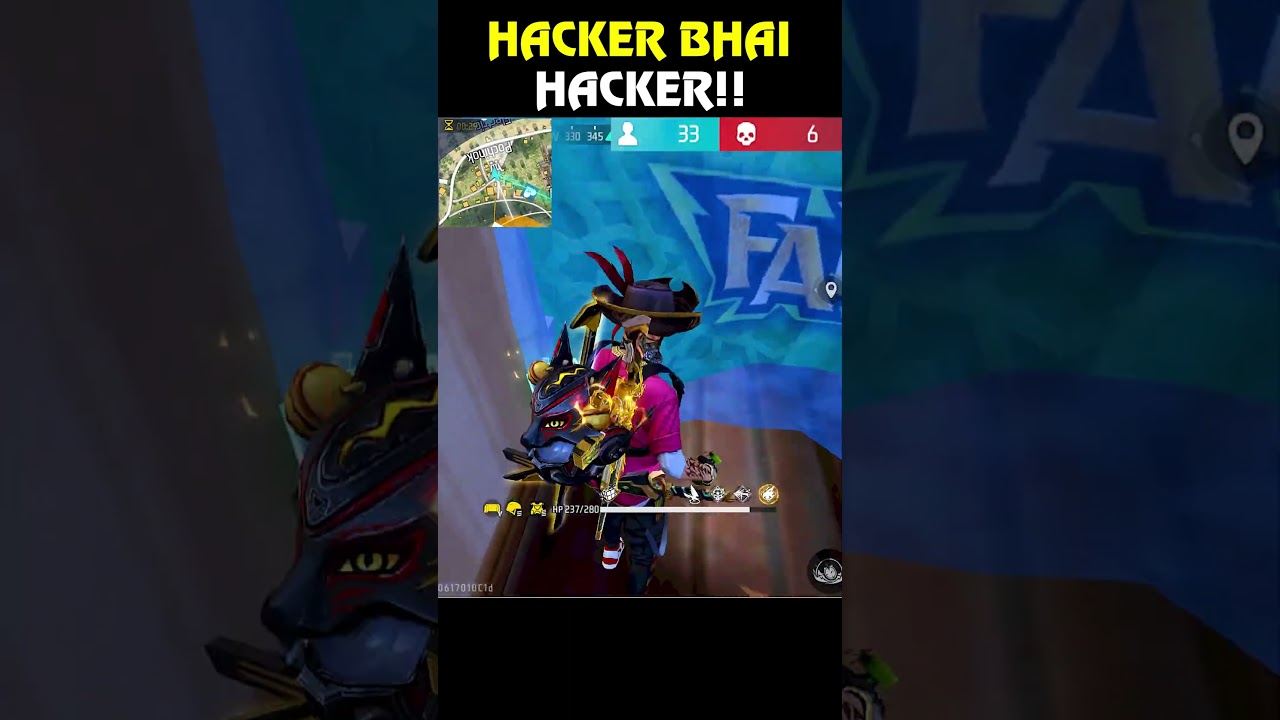 HACKER HAI BHAI HACKER, GARENA FREE FIRE #shorts #freefire #garenafre