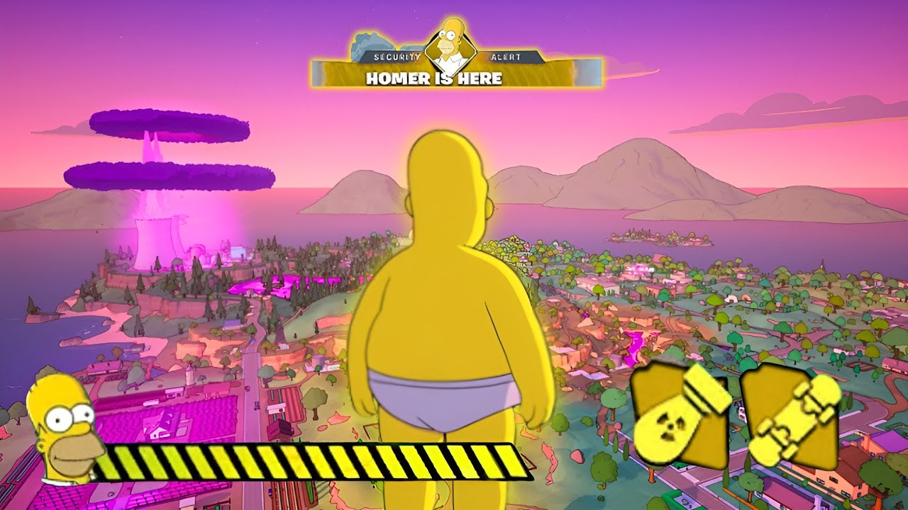 "NEW"HOMER SIMPSON PORTAL IS HERE (Fortnite)