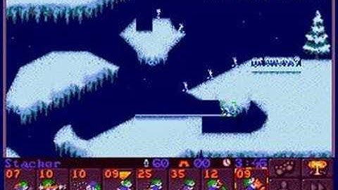 Polar, level 4; a Lemmings 2 walkthrough