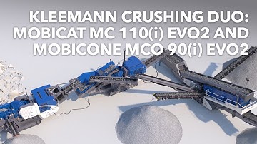 Kleemann’s Crushing Duo: MOBICAT MC 110(i) EVO2 and MOBICONE MCO 90(i) EVO2