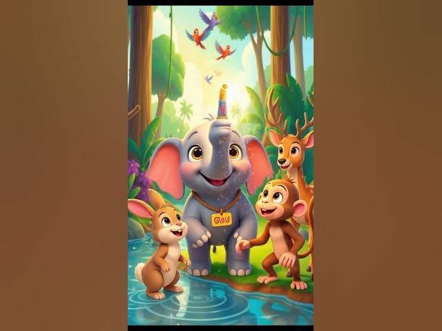 cartoon AI video #viral #video #hindi #story//elephant