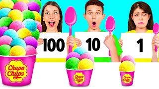 100 Слоев Еды Челлендж | Смешные Рецепты с Едой от TaTaRa Challenge