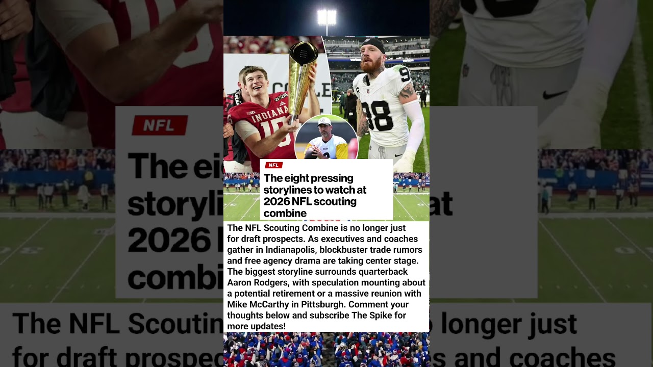 WATCH: Aaron Rodgers to the Steelers? Massive NFL Combine Rumors! 🏈 #Steelers #NFL