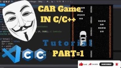 Car Game in C/C++ for Beginners | Easy Game Coding