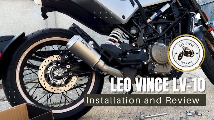 NEW EXHAUST - Leo Vince LV-10 Slip-On Unboxing/Install 2020 Ninja 400 