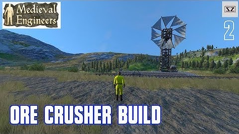 Medieval Engineers - Ep2 - Wind Powered Ore Crusher Build