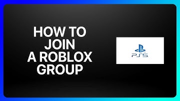How To Join A Roblox Group On PlayStation 5 Tutorial