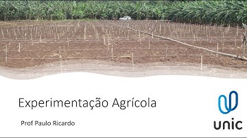 Experimentação Agrícola  - Aula 4