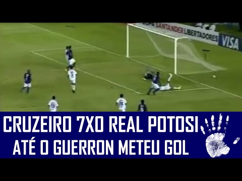 CRUZEIRO 7X0 REAL POTOSI - LIBERTADORES (03/02/2010)