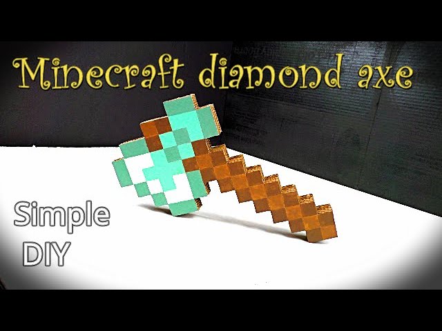 How to make DIY Minecraft Swords from cardboard - Twitchetts