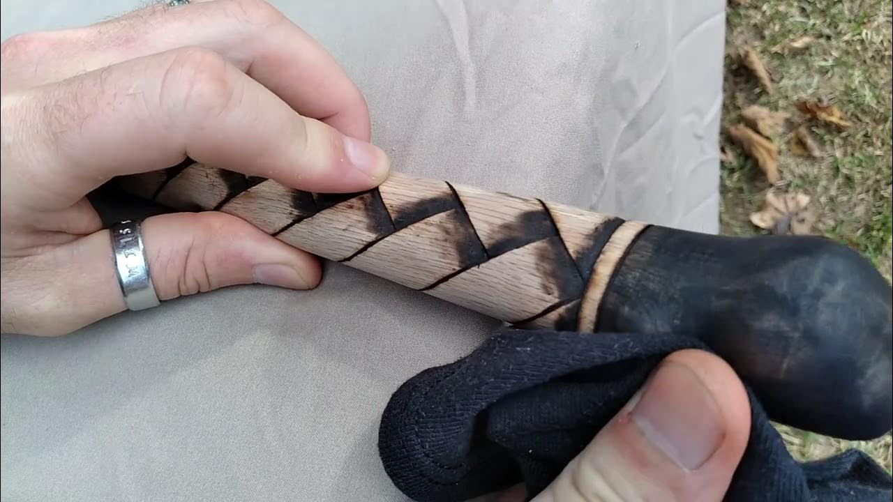 Making a Walking Stick (Staining) YouTube