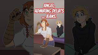 Angel admiring Delias... Jeans. #shorts