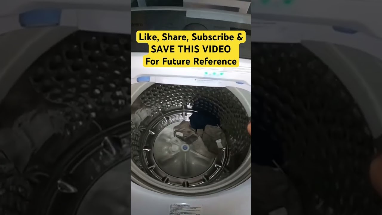How To Fix Samsung Washer OFF Balance Appliancerepair Samsungwashingmachine Samsungappliances