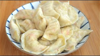 白菜餃子的家常做法，薄皮大餡，脆脆的白菜，口感超級棒【娟子美食】
