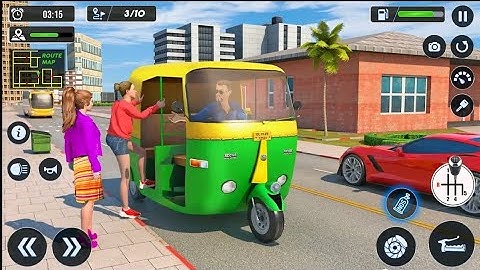 crazy racing with tuk tuk rickshaw simulator Android gameplay video part- 5 | tuku tuku games
