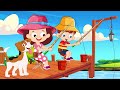 Once I Caught a Fish Alive | Counting with BabaSharo| Nursery Rhymes + Kids Songs