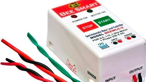 Bee Smart Semi automatic Water Level Controller Manual on Auto off 0-1.5 hp 30A Relay Use
