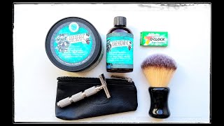 Бритье! Razorock GC 0,84 - Gillette 7 O`Clock - Razorock Big Bruce - Purely Skinful Bar-Bear-Ic