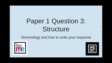 AQA GCSE English Language - Paper 1 Question 3:  Structure