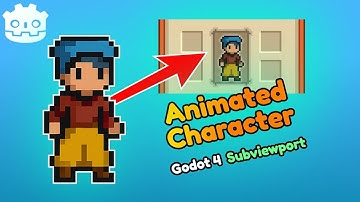 Godot 4 How to Add Animated Characters to Your Game UI in 5 Minutes!