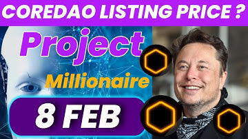 🔴CORE DAO Will Open Trading Update today | Satoshi app mining withdrawal | Core coin price | 8 Feb