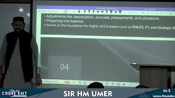AFD FA2 Sir H M Umer Lecture Orientation