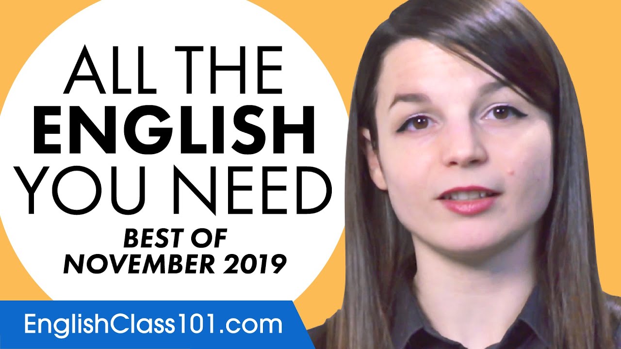 Your Monthly Dose of English - Best of November 2019