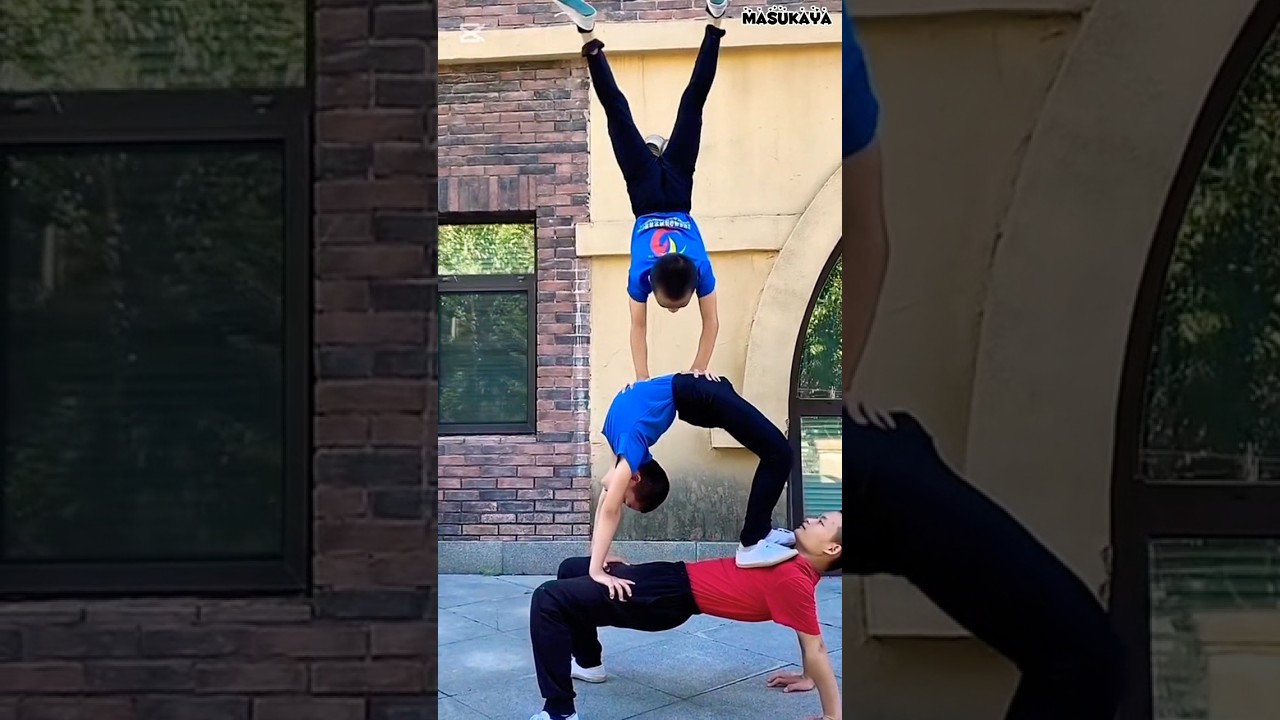 unbelievable stunts by Chinese boy 😱😱 