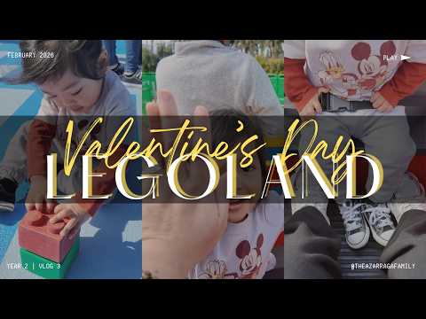 Travel Vlog : Celebrating Mommy’s Birthday & Valentine’s Day at LEGOLAND | Carlsbald, CA