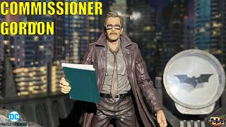 McFarlane DC Multiverse Commissioner Gordon Gary Oldman Dark Knight Deluxe Theatrical Figure Review