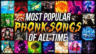 TOP 100 Most Popular PHONK/FUNK Songs of All Time | TikTok, Shorts & Reels Trends