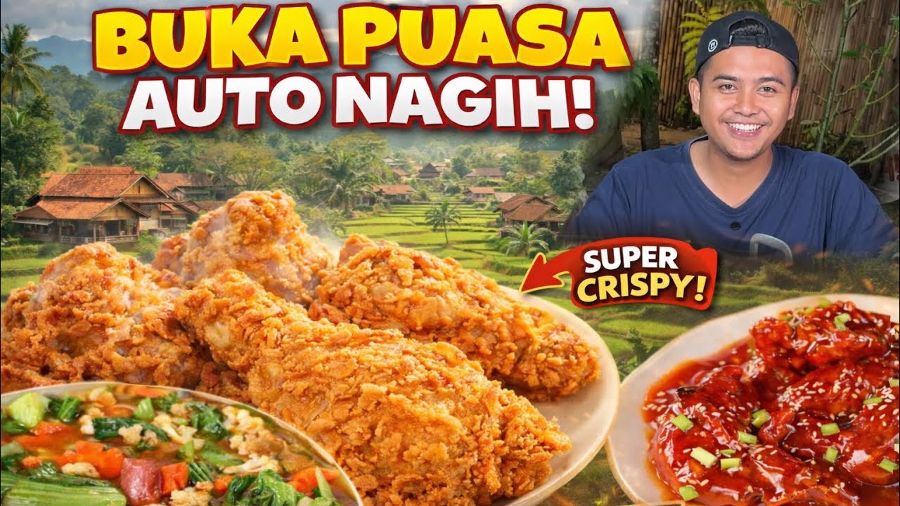 MENU BUKA PUASA KESUKAAN ANAK” || AYAM KRISPI & CAPJAY 