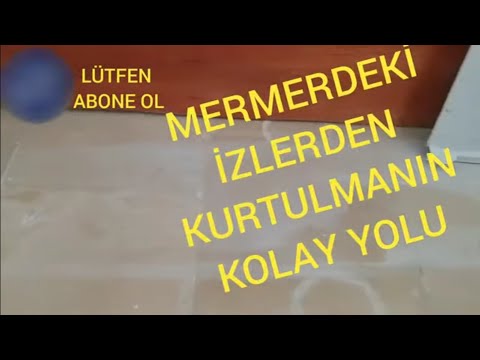 Video: Mermer nasıl parlatılır