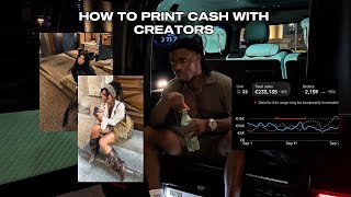 How to print cash with creators in fashion organic dropshipping (before the NPC’s ruin it)￼ 