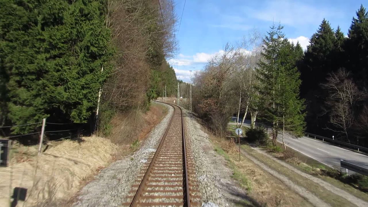 Ammergaubahn Bad Kohlgrub - Murnau noch mit der alten Fahrleitung