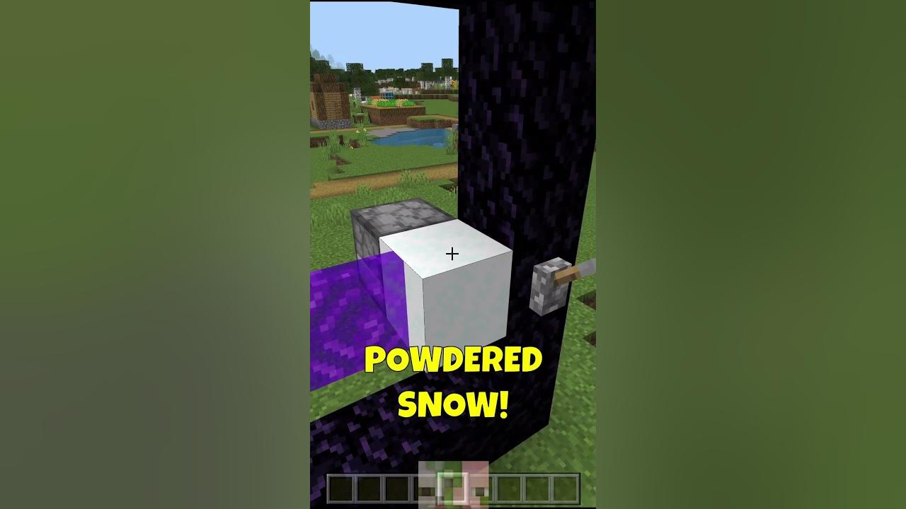 You can break nether portals?😶 Minecraft Bedrock Edition shorts YouTube