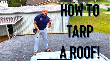How To Tarp Your Roof in the Rain (Step by Step Guide)