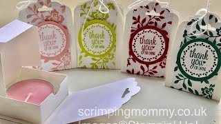 In colour festival 5 boxed tea light holder Stampin' Up! products