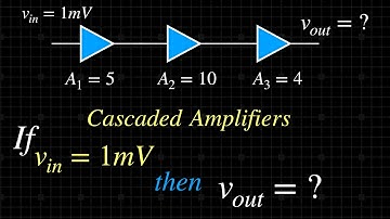 Cascaded Amplifier Circuit Solved problem || Hoe to Find Output Voltage