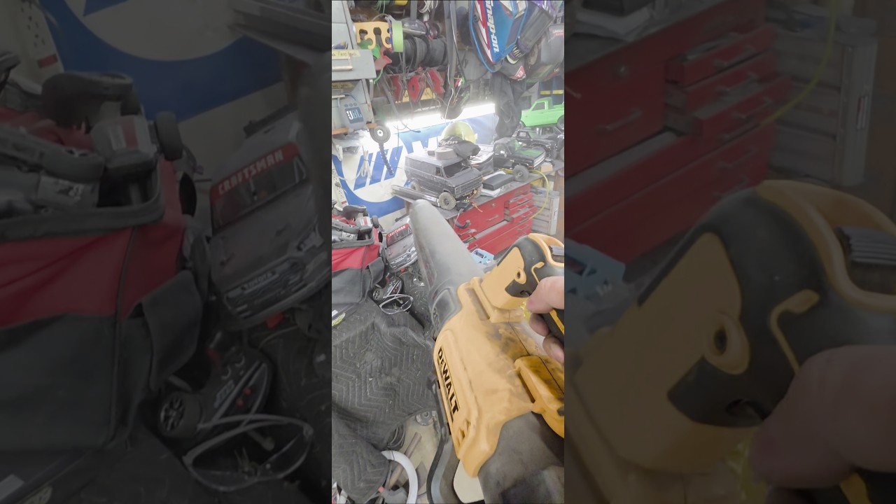 Dewalt broom time again #dewalt #virginiaisforlowriders #cleaning