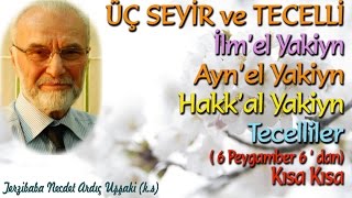 Üç Seyir ve Tecelliler - Kısa Kısa