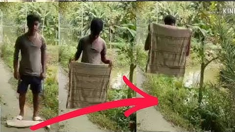 How to make invisible man made by kinemaster