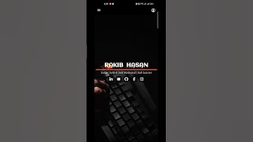 Portfolio App by Flutter