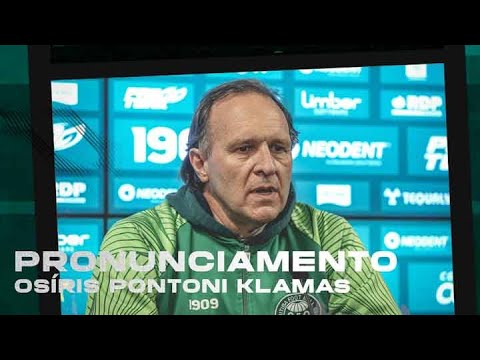 Pronunciamento - Vice-presidente Osíris Pontoni Klamas