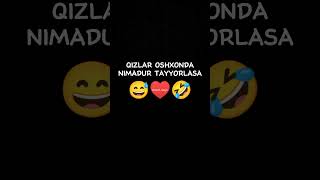 Qizlar Oshxonada Nimadur Tayyorlasa